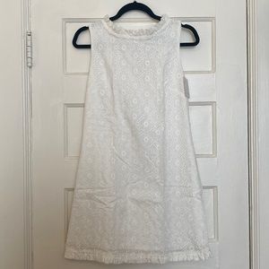Sail to Sable White Eyelet Dress